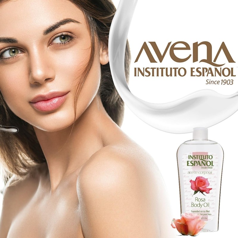 INSTITUTO ESPANOL ROSA BODY OIL, 2 PACKS, MADE IN SPAIN, FREE SHIPPING gallery