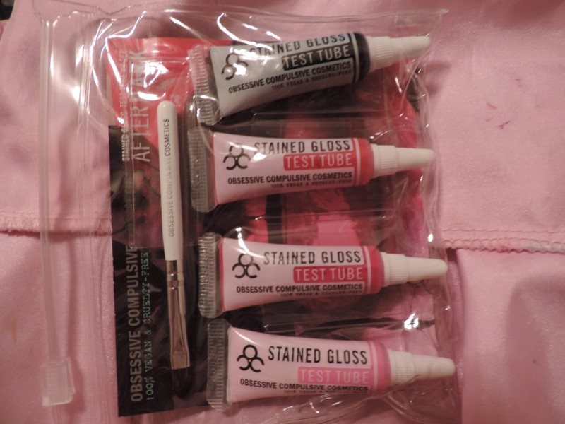 OCC Obsessive Compulsive Cosmetics After Dark SET Lip Tar w/ brush New gallery