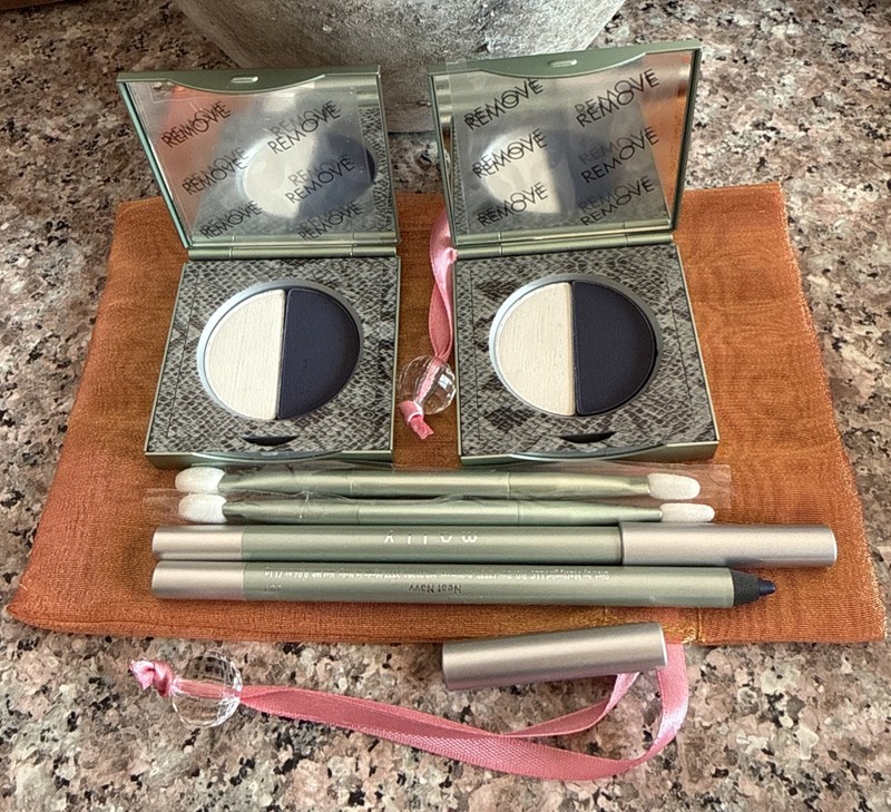 2 Sets Mally Beauty 24/7 Eye Lining System Neat Navy & Neat Navy Pencil