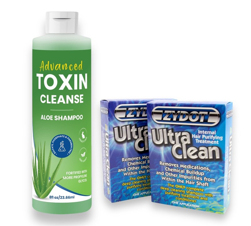 Advanced Toxin Cleanse Shampoo 2 Zydot Ultra Clean Pass Hair Follicle Test Detox