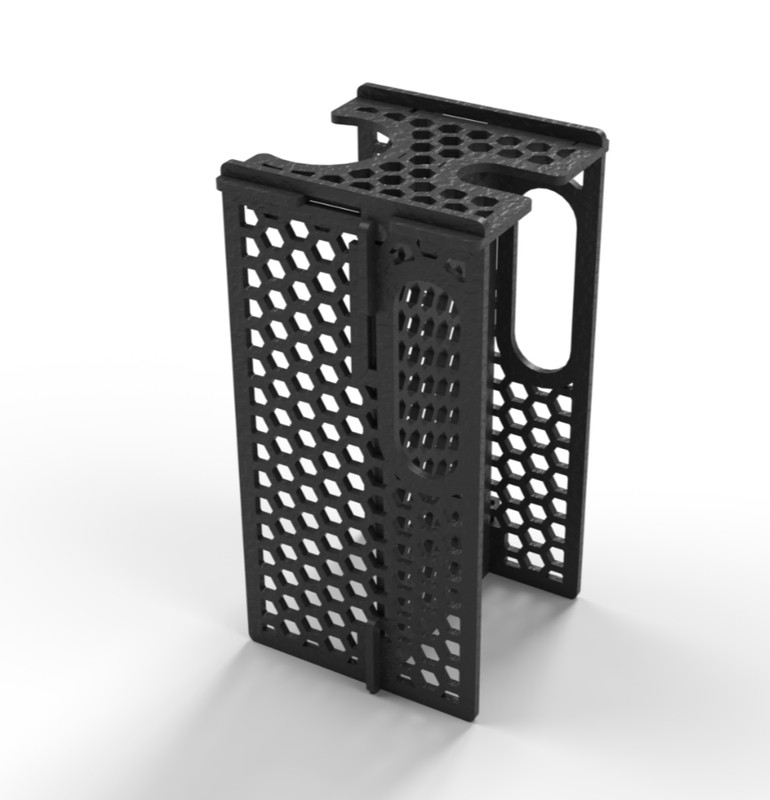 Razor and Brush Portable Flatpack Hexagon Travel Stand – USA Made – USA Seller