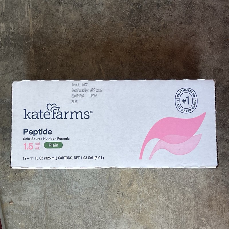 Exp 04/2027 – 2 Cases (24 Cartons Total) Kate Farms Peptide 1.5 PLAIN