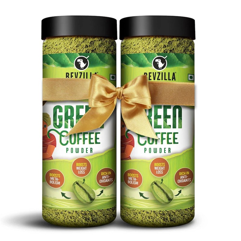 Bevzilla 2 x 275 Grams Green Coffee Beans Powder Weight Loss Natural Super Drink