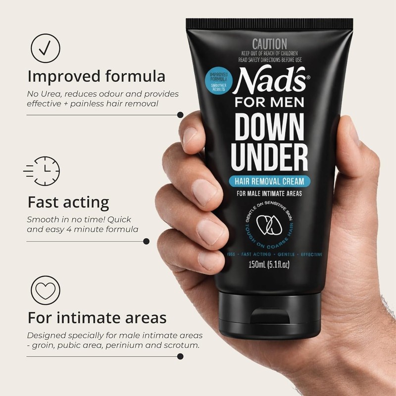 Nad'S For Men Intimate Hair Removal Cream For Men - Easy & Painless Depilator gallery