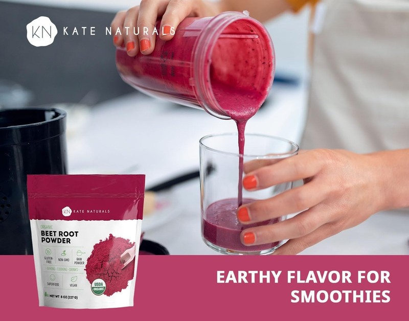 Nutrient-Packed Organic Beet Root Powder - 8oz for Healthy Smoothies & Recipes gallery