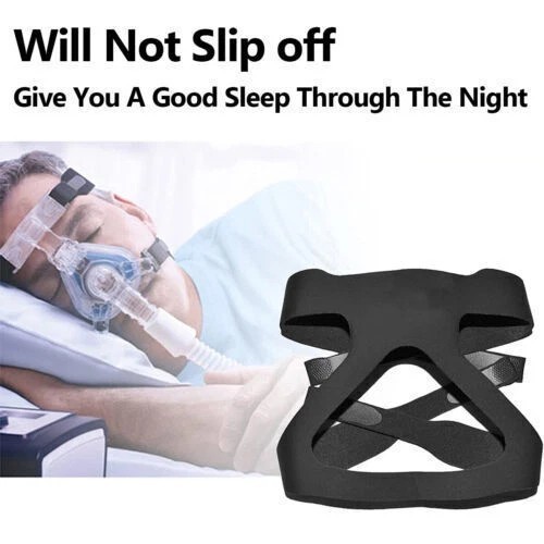 Universal 2Pcs CPAP Mask Headgear Strap For ResMed Mirage Philips Respironics gallery