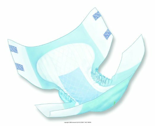 Wings Adult Quilted Briefs, Medium, 32 – 44 Inch, 12 Count, 4 Packs