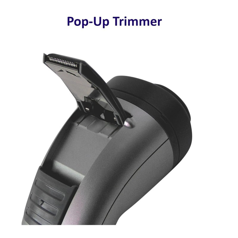 Optimus 50035 Head Rotary Rechargeable Wet/dry Shaver (Clear)- Refurbished gallery