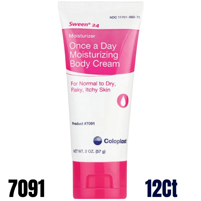 12Ct Sween 24 Once A Day Moisturizing Body Cream 2oz Long-Lasting Hydration 7091