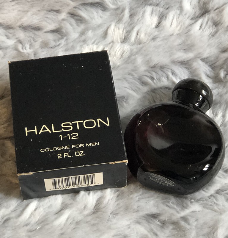 Vintage Halston 1-12 Cologne For Men Splash 2 oz By Halston Fragrances NIB RARE!