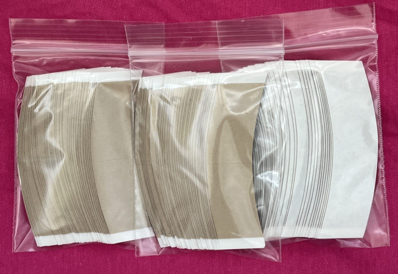 Walker Natural Hold Tape Double Sided Wig Adhesive C Contour Tape 108 Pcs. gallery