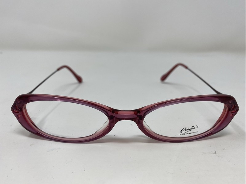 Candie’s C BROOKE RO 48-17-135 Rose Pink Full Rim Eyeglasses Frame IQ71