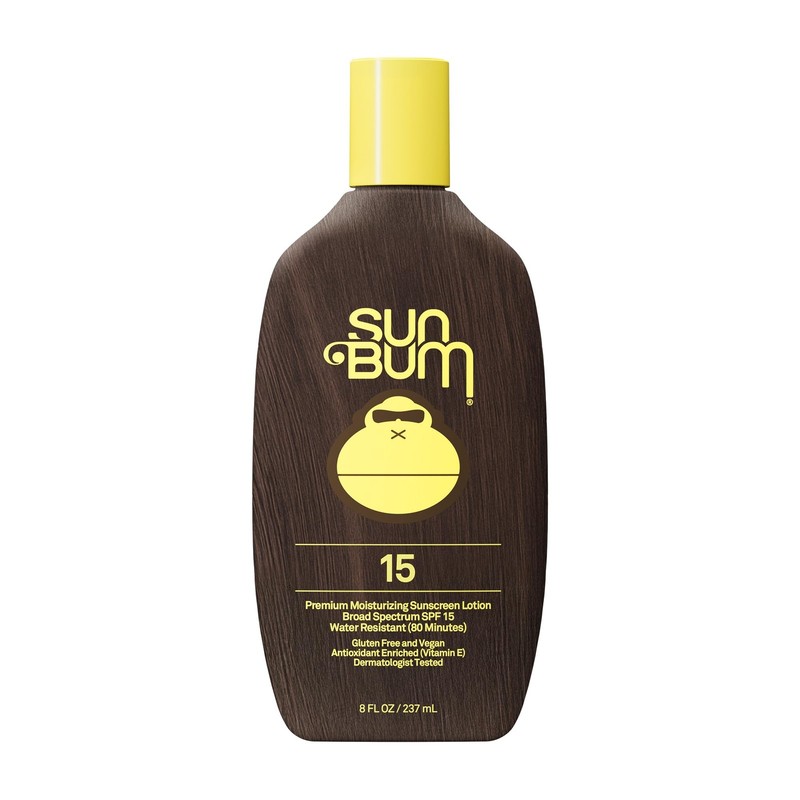 Sunscreen Body Lotion SPF 15 8 Fl Oz Broad Spectrum Sun Bum Original Vitamin