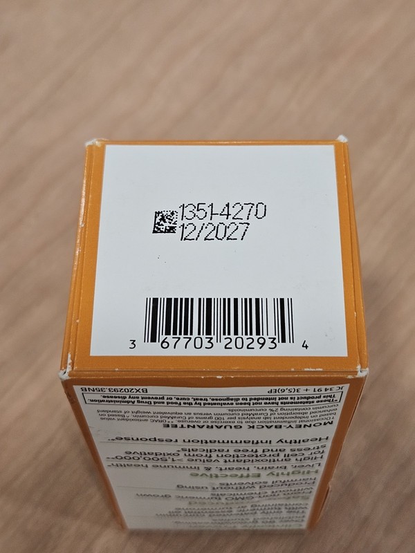Terry Naturally 🟠 CuraMed Superior Absorption Curcumin 750mg 30 Softgels 12/27 gallery