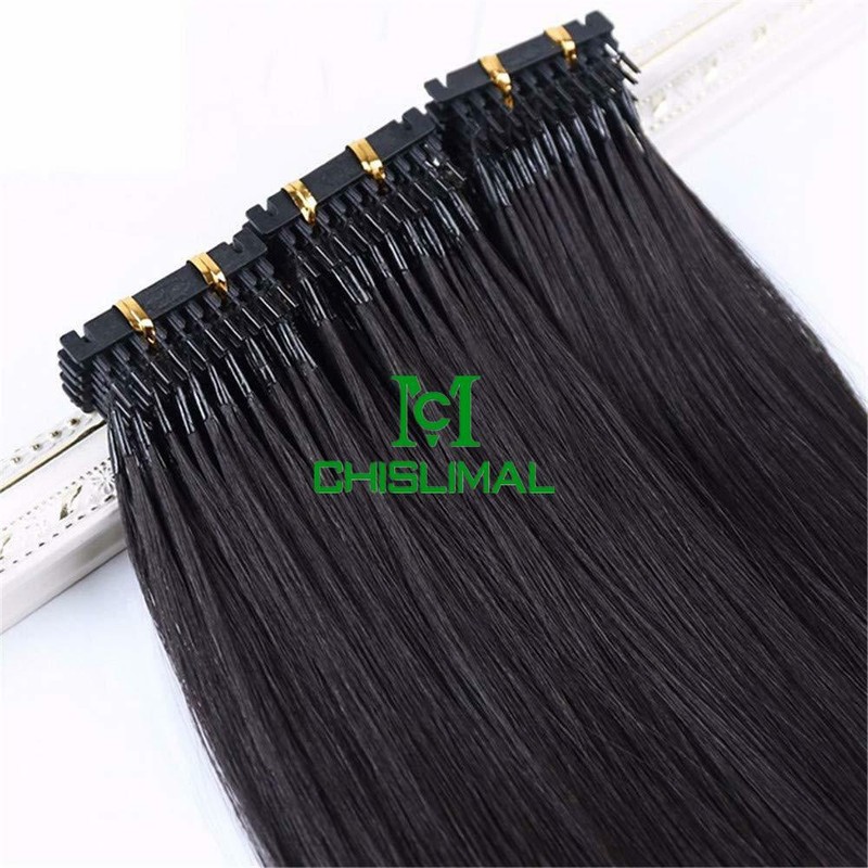 10inch-28inch 6D Micro Human Hair Extensions Remy Hair 50gram 100Strands 10Rows