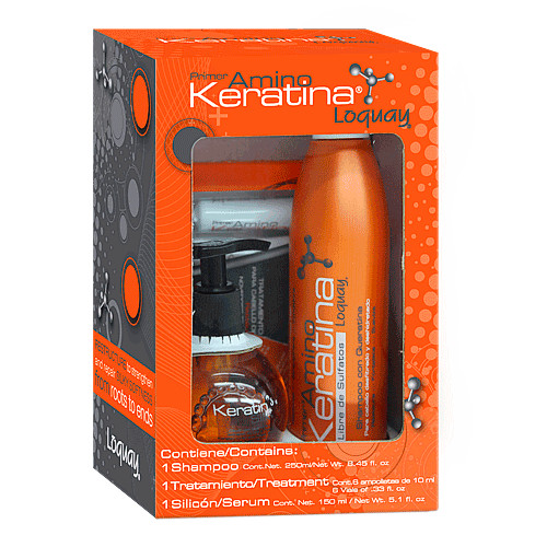 LOQUAY: Primer Keratin Silk / Primer amino QUERATINA libre de sulfatos
