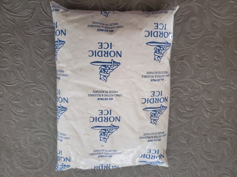 TEN PIECES Nordic Ice NOR1038 No-Sweat Reusable Long-Lasting Gel Pack used once