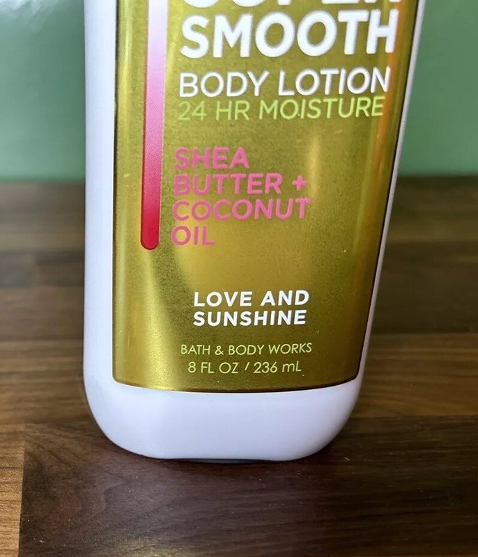 BATH & BODY WORKS LOVE & SUNSHINE BODY LOTION 8 FL OZ Super Smooth Shea Coconut gallery