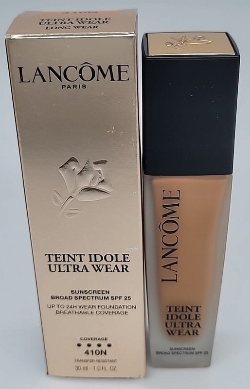 New Lancome 1oz 410N Teint Idole Ultra Wear Foundation EXP 11/24 SPF25 30ml 1 Oz