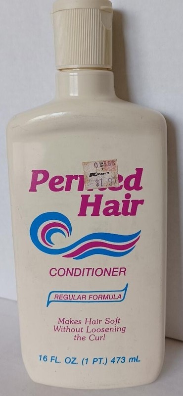Vintage Rare Permed Hair Conditioner Kmart 16fl.oz NOS Movie TV Prop Made in USA