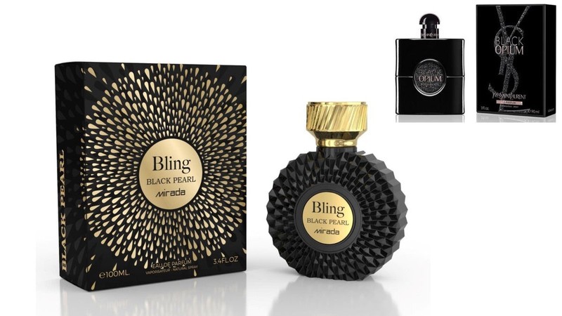 Mirada Bling Black Pearl Eau de Parfum Spray, Regular Size 3.4 fl oz