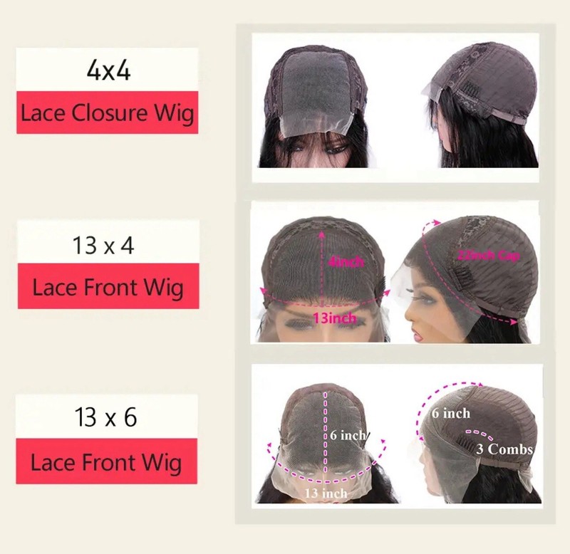 Human Hair Wig Natural Black Body Wave HD Front Lace Full Density 22 Inches gallery