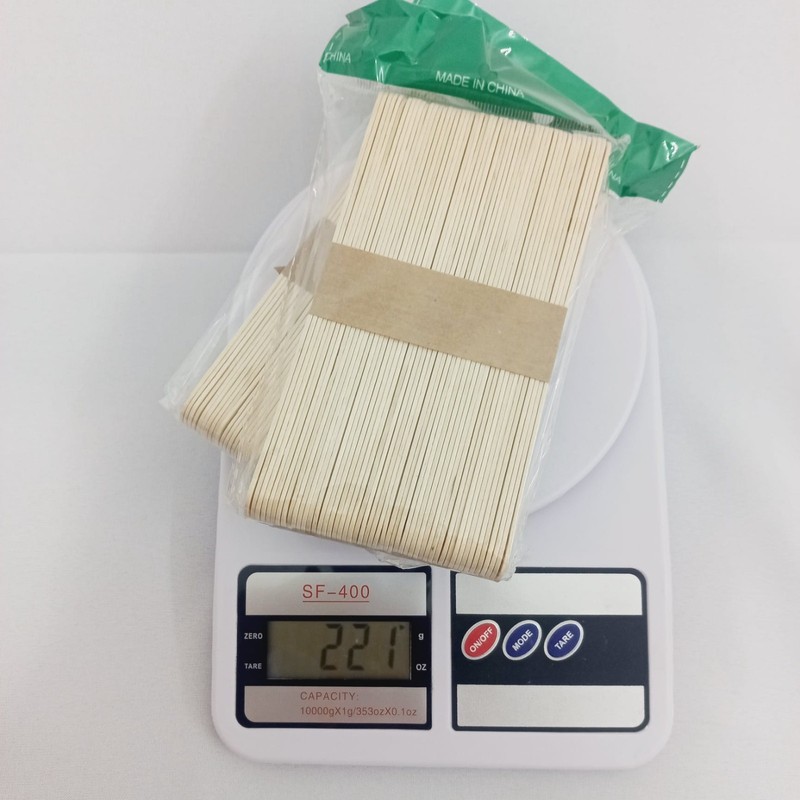 Spain Hard Wax Beans Pearls 200g + 100 Wooden Spatulas Applicator Hair Removal gallery