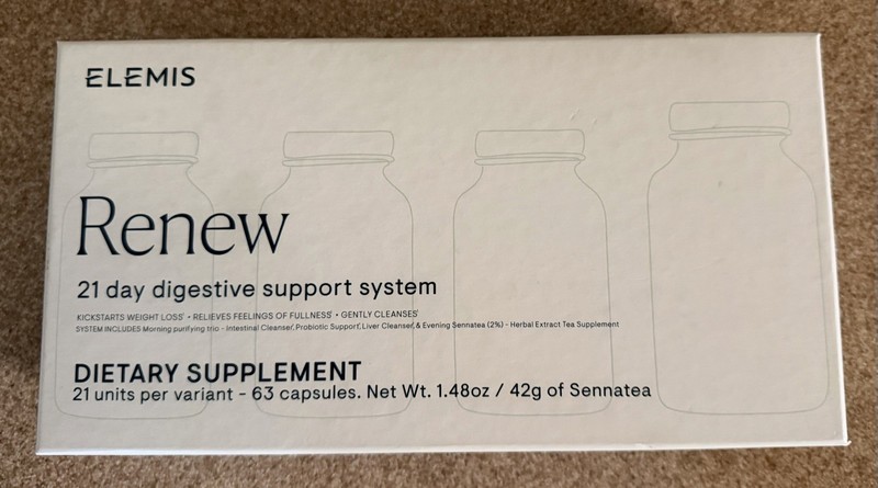 ELEMIS Renew 21 Day Digestive Support System NEW IN BOX