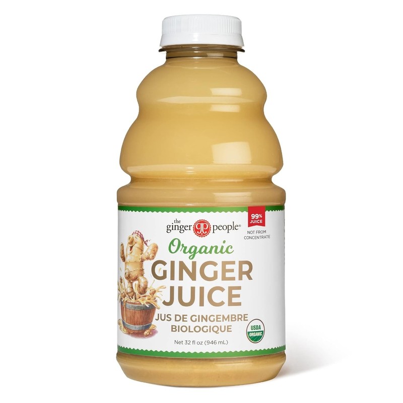99% Pure Organic Ginger Juice by The Ginger People Digestive Health, 32 Fl Oz