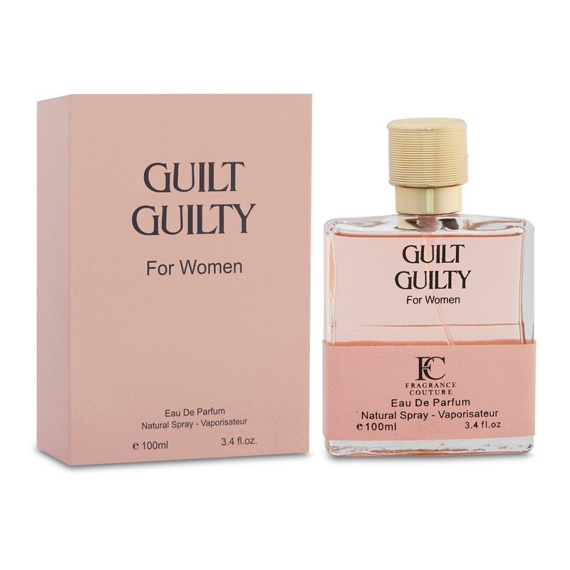 2x Fragrance Couture GUILT GUILTY WOMEN 3.4 Oz EDP Spray 2 Bottles Per Order