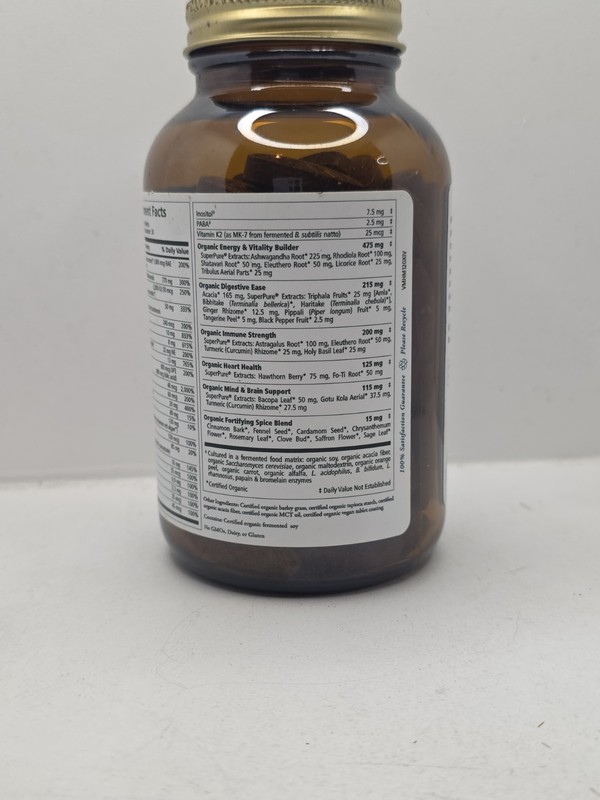 The Synergy Company Vita Min Herb Multi for Men 120 Tablets Dairy-Free, gallery