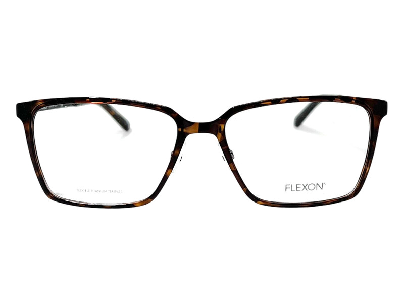 AUTHENTIC & NEW – FLEXON – EP8010 242 54/16/145 – DARK TORT – EYEGLASSES & CASE