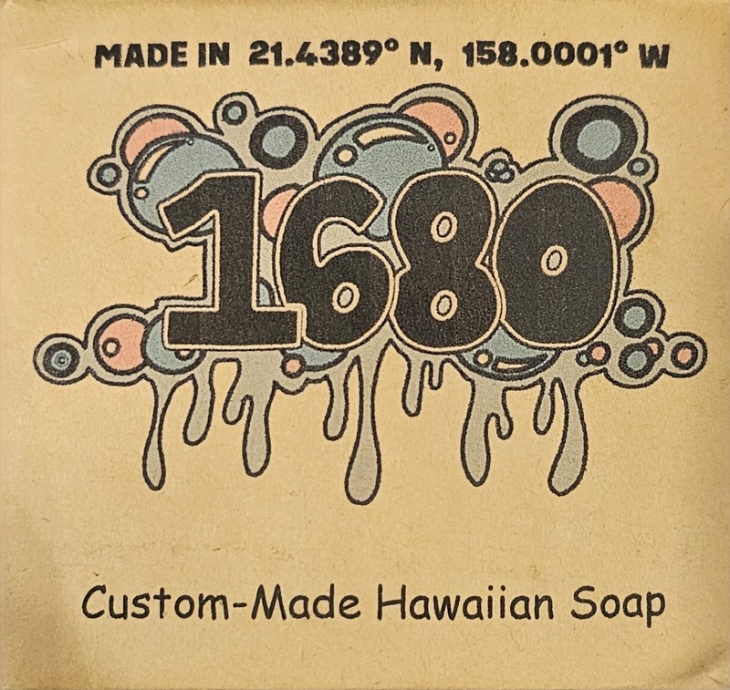 1680 Soap Company- Chocolate Banana Haupia Bar