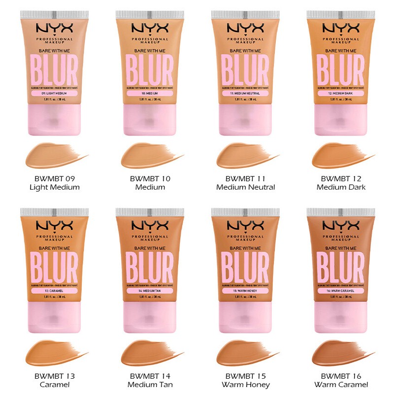 1 NYX Bare With Me Blur Tint Foundation "Pick Your 1 Color" *Joy's cosmetics* gallery