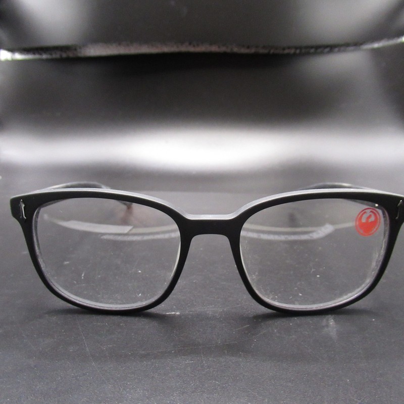 Dragon Finn Eyeglass Frames DR149 002 Matte Black Full Rim 52-18-145