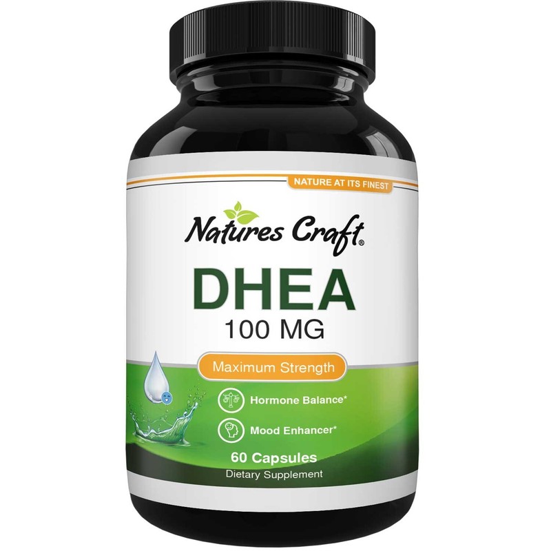 DHEA 100mg Per Serving for Men and Women – Vegan High Strength DHEA Supplement