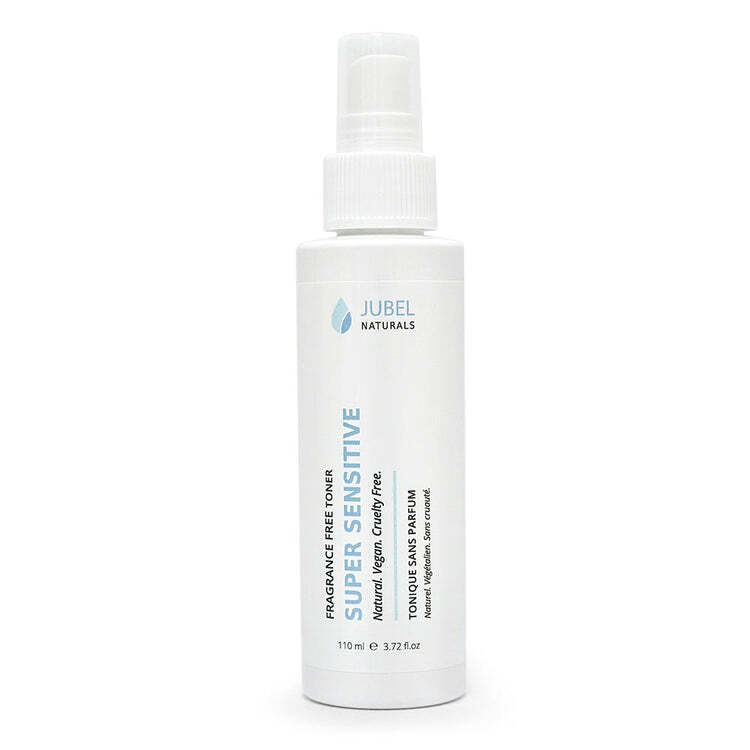 JUBEL NATURALS Super Sensitive Fragrance Free Toner 3.72 oz.