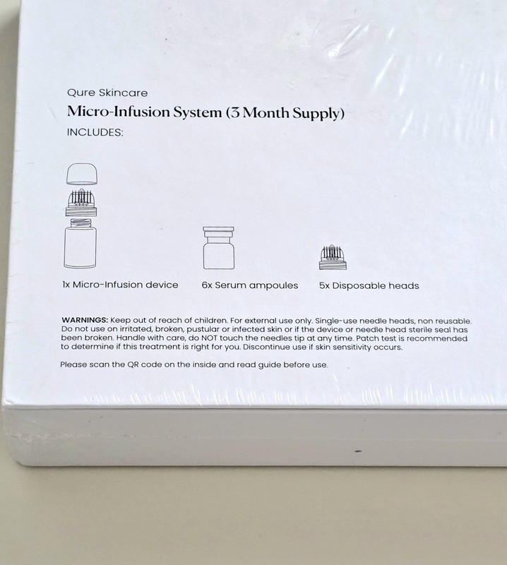 Brand New Sealed QURE SKINCARE Micro-Infusion System 3 Month Bundle For Wrinkles gallery