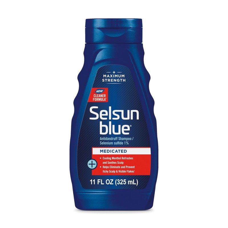 Selsun Blue Medicated Antidandruff Shampoo, 11 Fl Oz (Pack of 1),