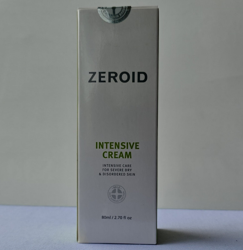 Zeroid MLE Intensive Cream Moisturizer Ceramide Fragrance-Free 2.70 fl oz