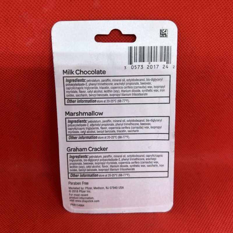 3-Pack ChapStick S'mores Collection Graham Cracker, Marshmallow & Milk Chocolate gallery
