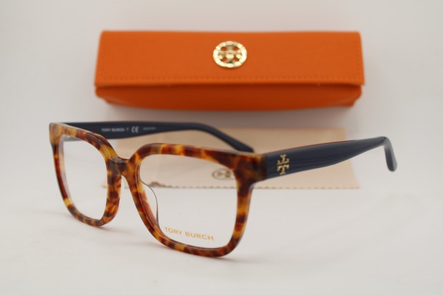 NEW TORY BURCH TY 2113U 1840 BROWN HAVANA BLUE AUTHENTIC EYEGLASSES 53-18