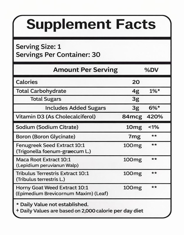 (3 Pack) Prime Pulse Advanced Male Gummy PrimePulse Vitamin Supplement 30Gummy gallery