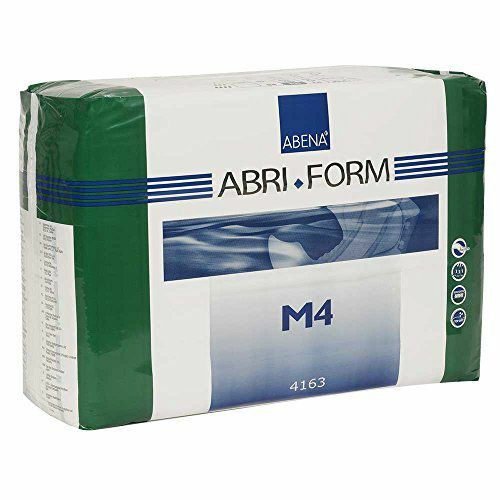 Abri-Form Medium 28-44in Brief Adult Diapers, Bag of 14 4 PACK (56 Total)