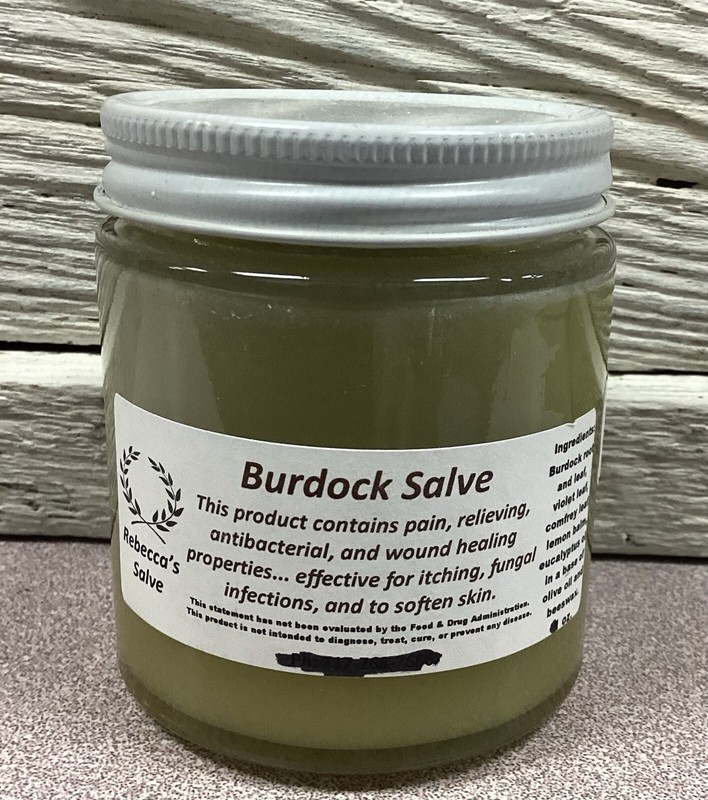 Mush Homemade Burdock Salve / Ointment / 1 Oz & 4 Oz Jar