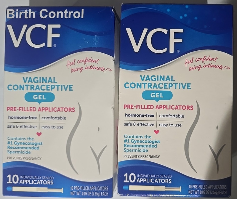 Vaginal Contraceptive Gel Prefilled Applicators with Spermicide (2 BOXES)