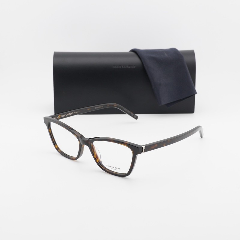 NEW Saint Laurent SLM128 002 Havana 53mm Eyeglasses