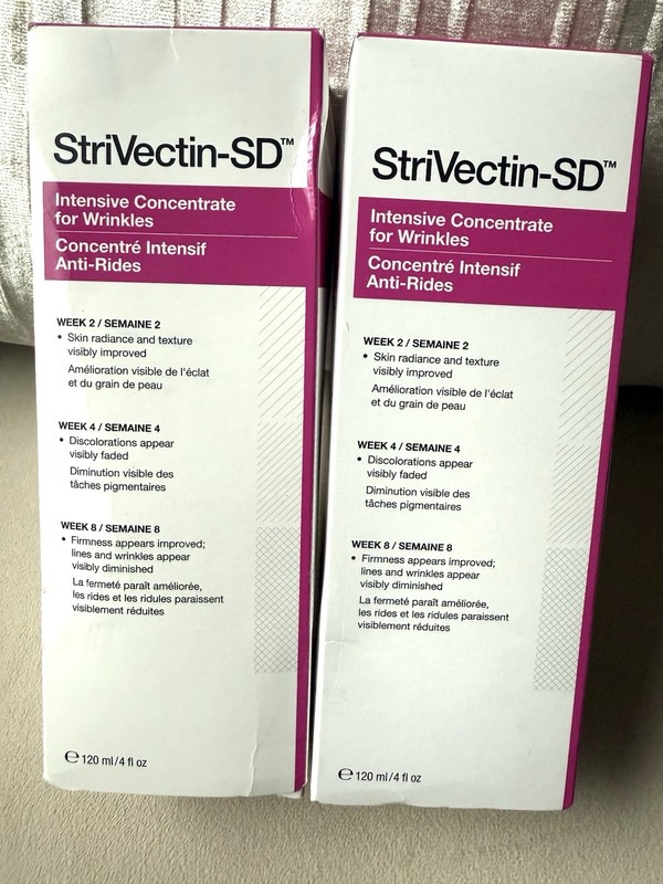 2 Pack Strivectin SD Intensive Concentrate For Wrinkles 120 mls 4 fl Oz Each NIB