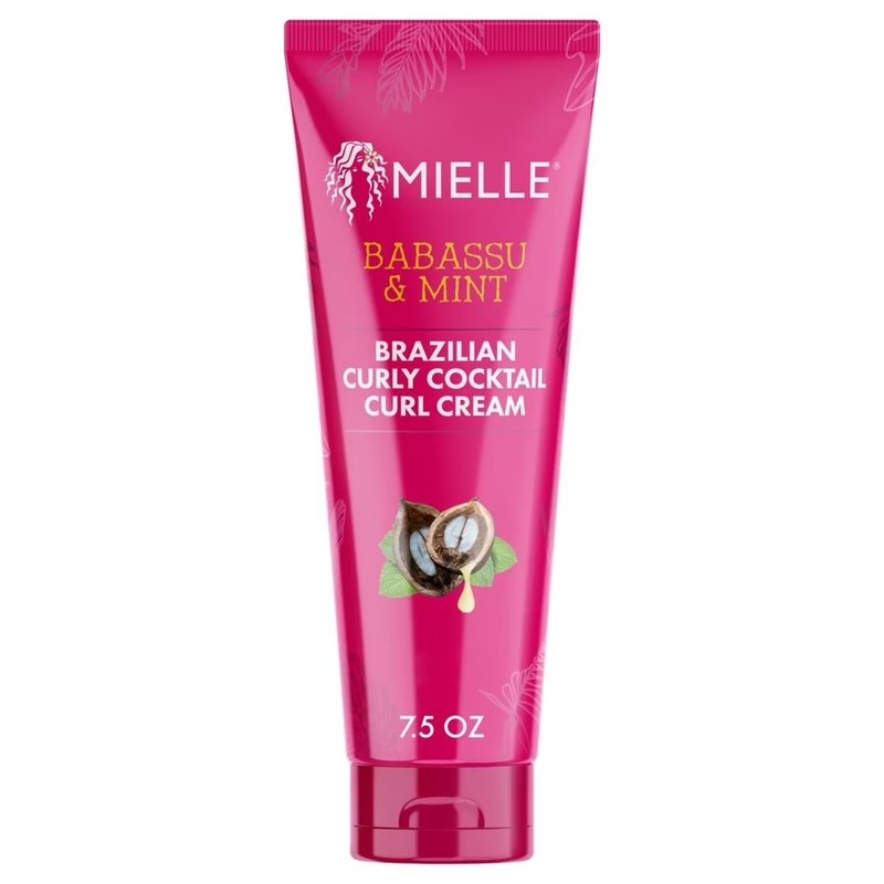 Brazilian Curly Cocktail Curl Cream Mielle Organics Babassu & Mint