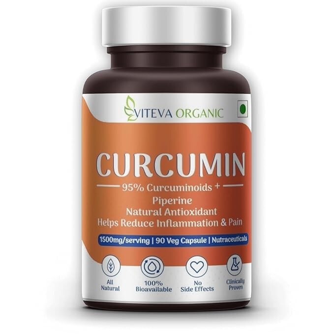 Curcumin 5000mg Herbal Extract with BioPerine Turmeric Extract 60 Capsules